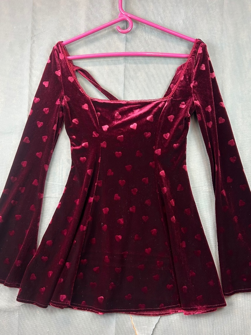Sugar Thrillz by Dolls Kill Valentines Wish Mini Dress Size small NWOT